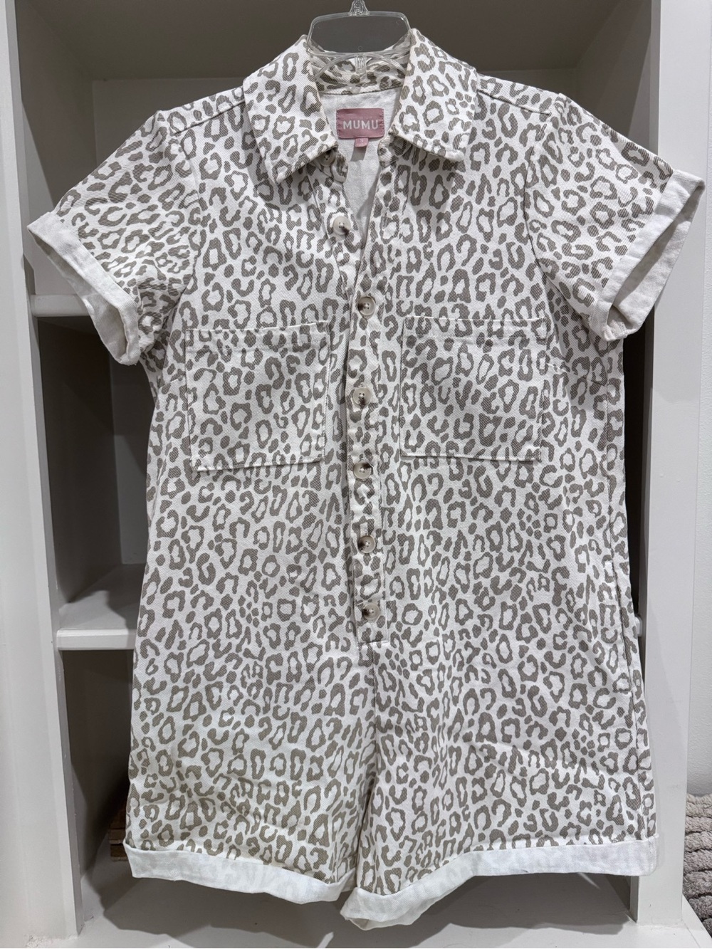 Show Me Your Mumu leopard print Range Romper- sz small